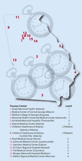 Ga Trauma Map